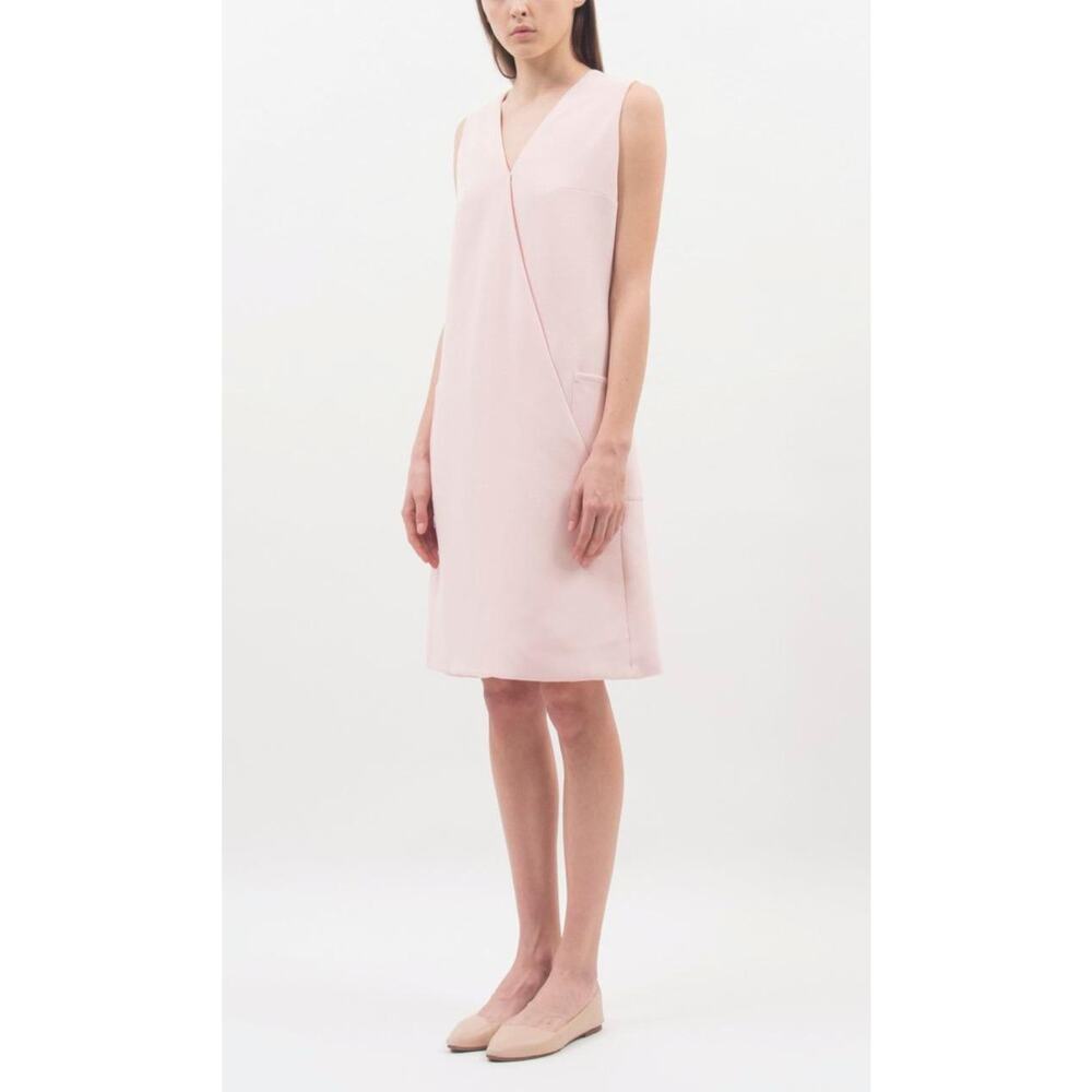 Berayah Crossover Sheath Dress - Pink